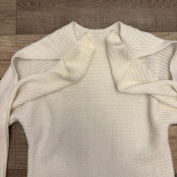 Staccato White Women's Sweater Open-Shoulder - Picture 5 of 5